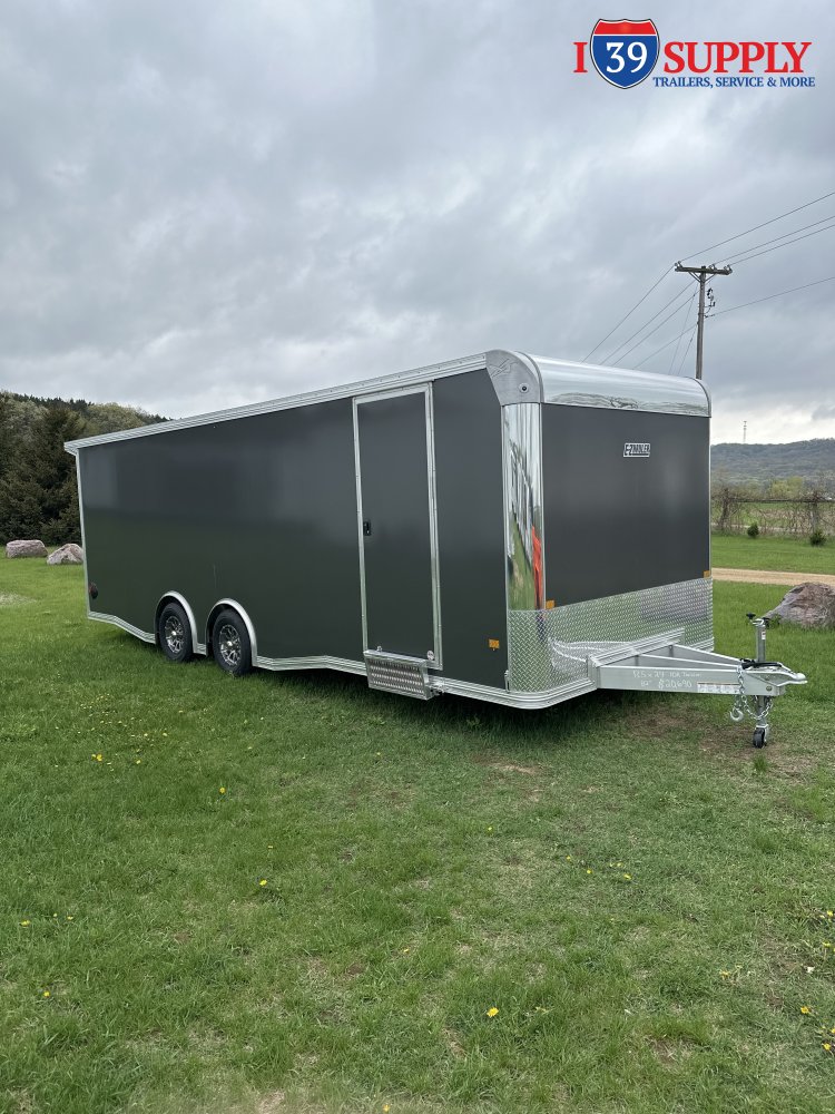 EZ Hauler 8.5x24 TA EZEC - Spread 5200# Torsion w/Escape Door