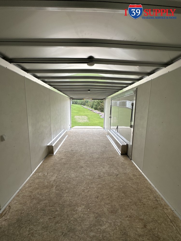 EZ Hauler 8.5x24 TA EZEC - Spread 5200# Torsion w/Escape Door