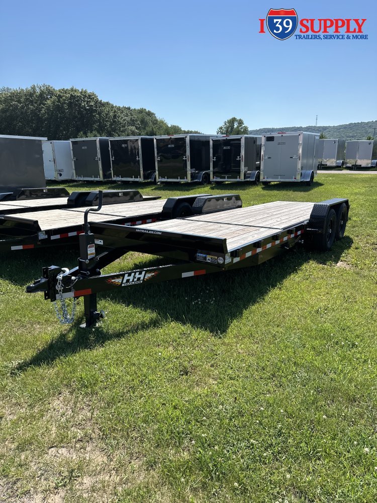 H&H 82x22 (16+6) Gravity Tilt Equipment Trailer, 14k (JAYS)
