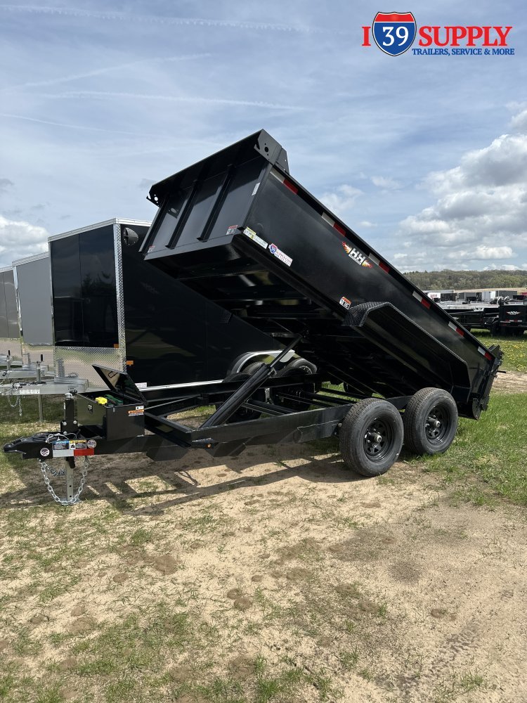 H&H 76x12 Utility Dump Trailer, 10k