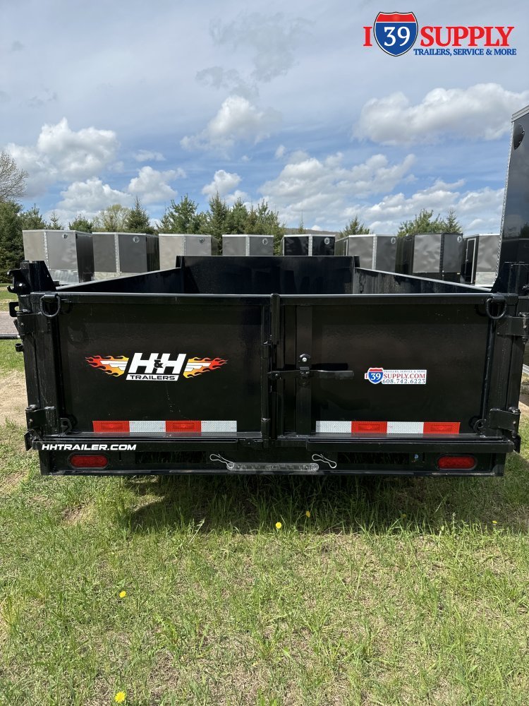 H&H 76x12 Utility Dump Trailer, 10k