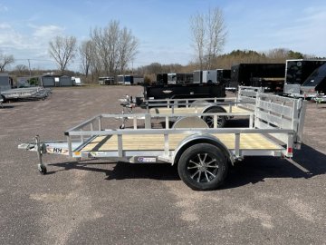 Rail Side Utility - Aluminum Frame - Single Axle