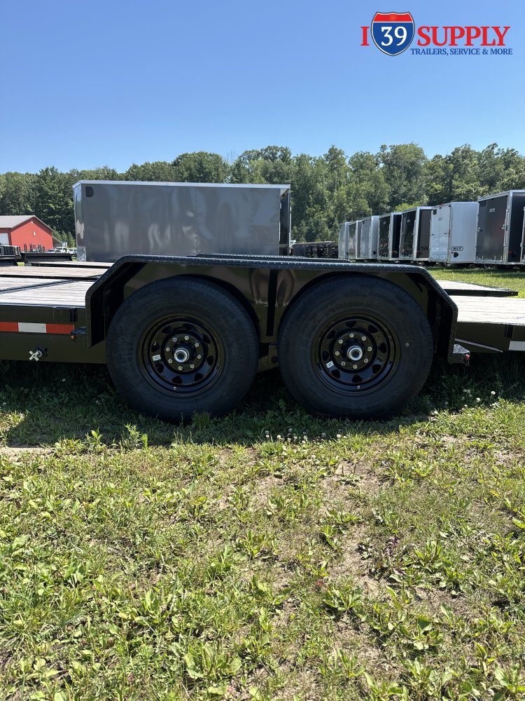 H&H 82x22 (16+6) Gravity Tilt Equipment Trailer, 14k (JAYS)