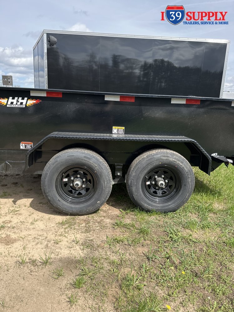 H&H 76x12 Utility Dump Trailer, 10k