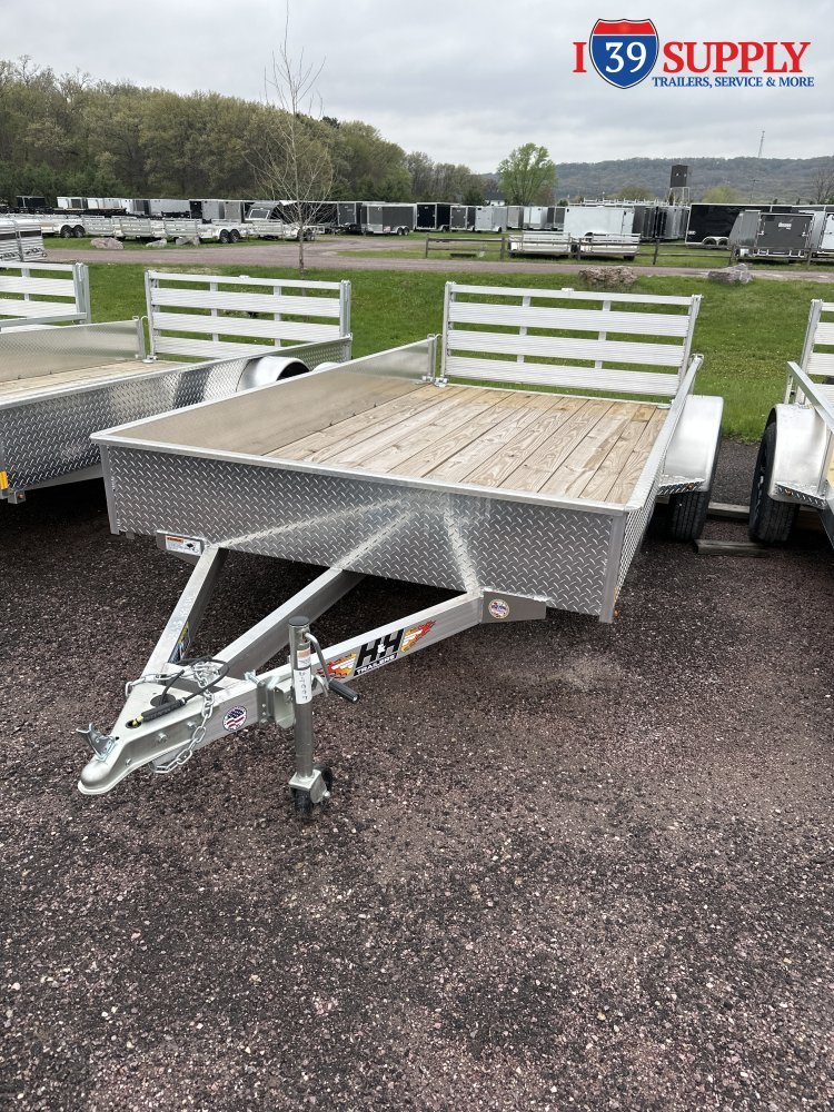 Solid Side Utility - Aluminum Frame - Single Axle