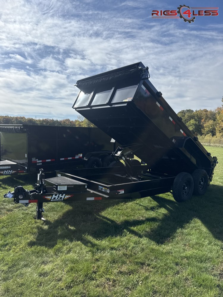 H&H 83x14 Industrial Lo Pro Dump Trailer