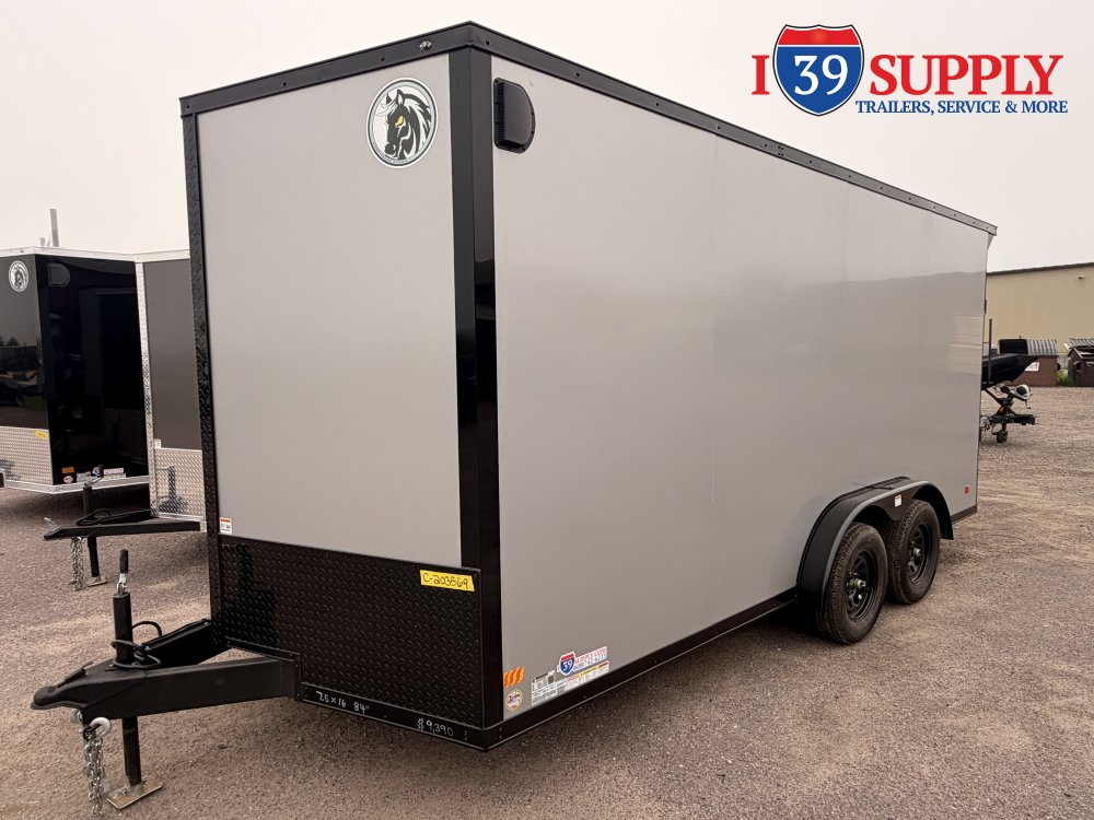 DHW 7.5x16 TA35 Darkhorse Enclosed Cargo (Black Out Package)