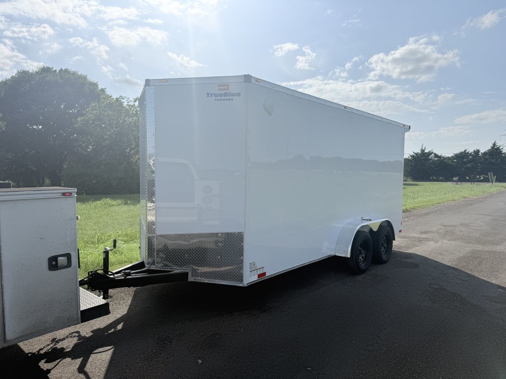 7'x16' True Blue Enclosed Cargo