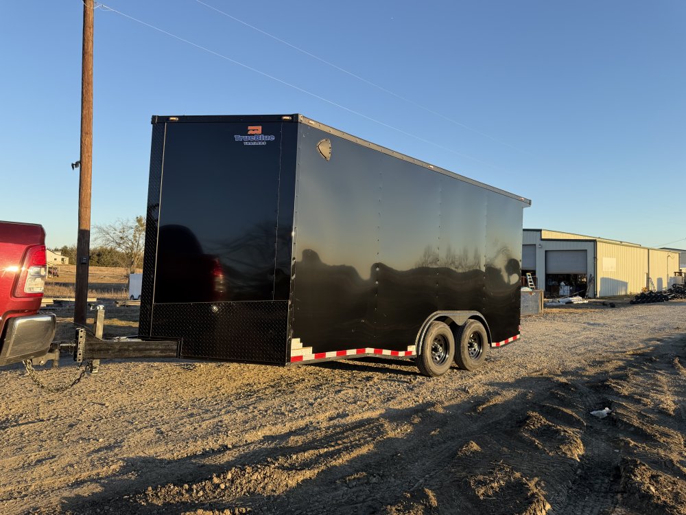 8.5'x16' True Blue Enclosed Car Hauler