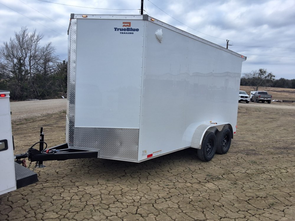 7'x14' True Blue Enclosed Cargo