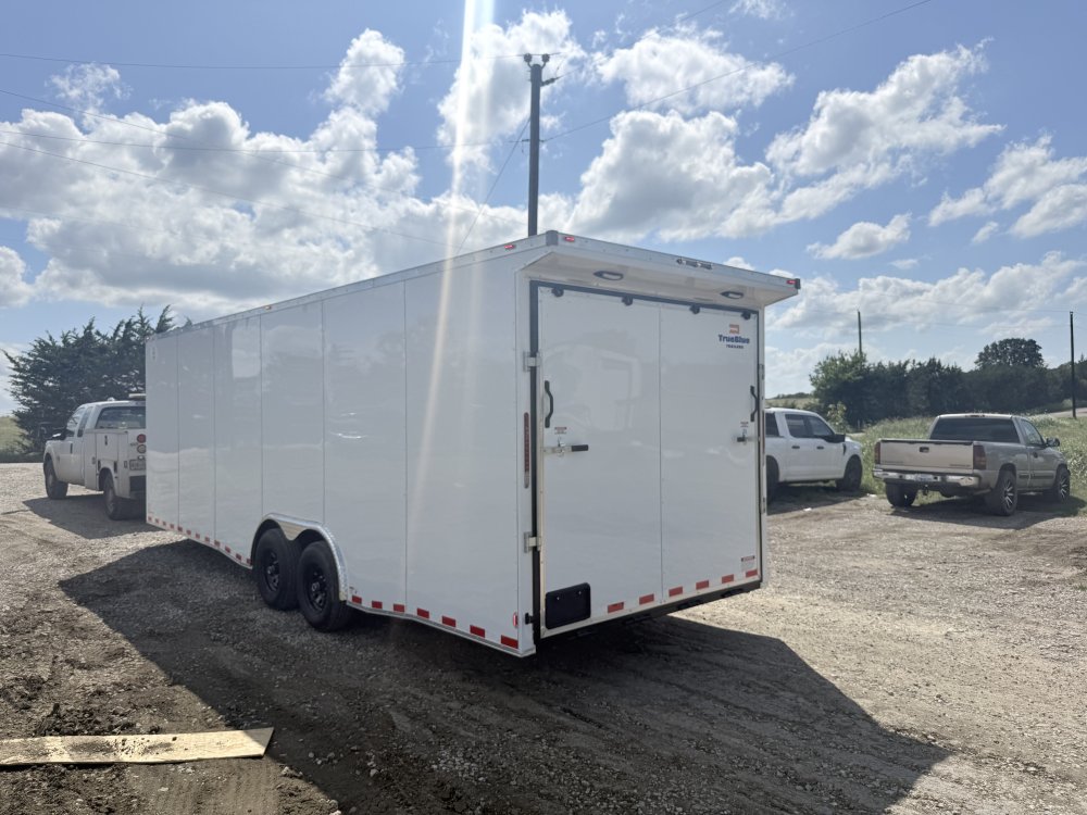 8.5'x24' True Blue Enclosed Car Hauler