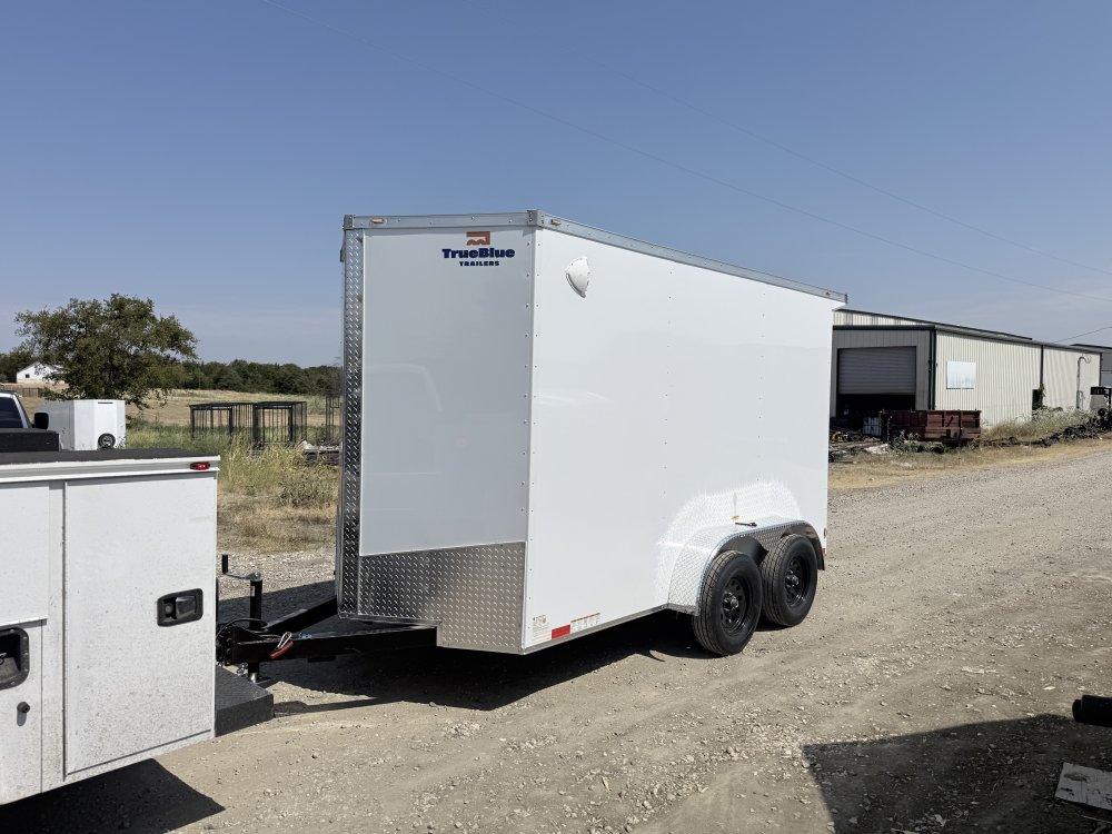 6'x12' True Blue Enclosed Cargo