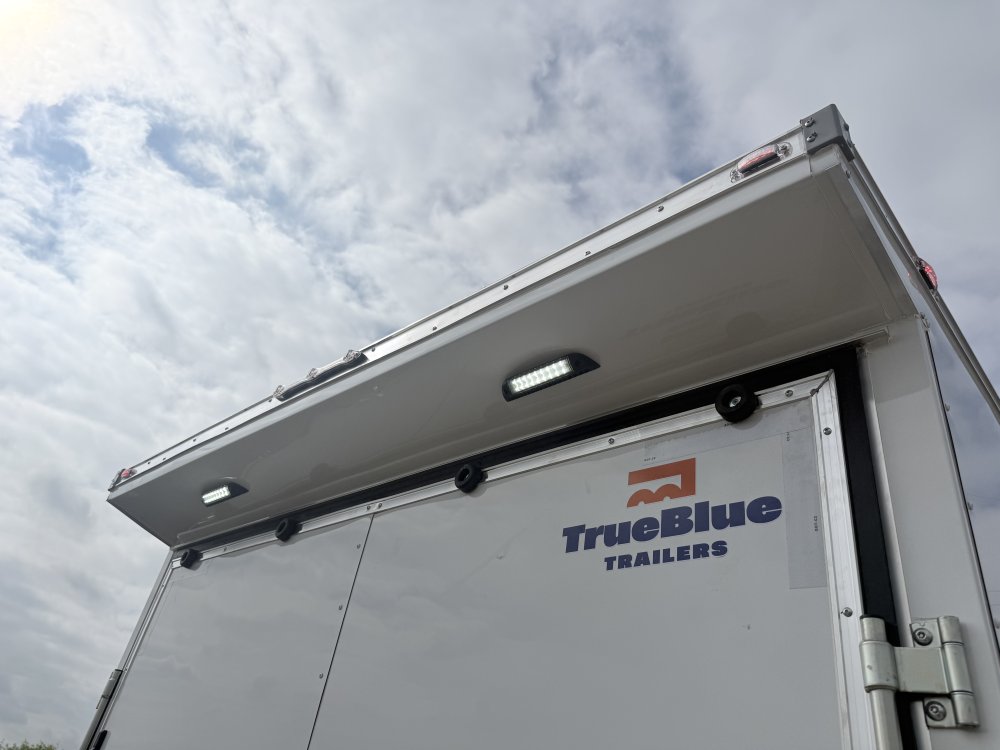 8.5'x28' True Blue Enclosed Car Hauler