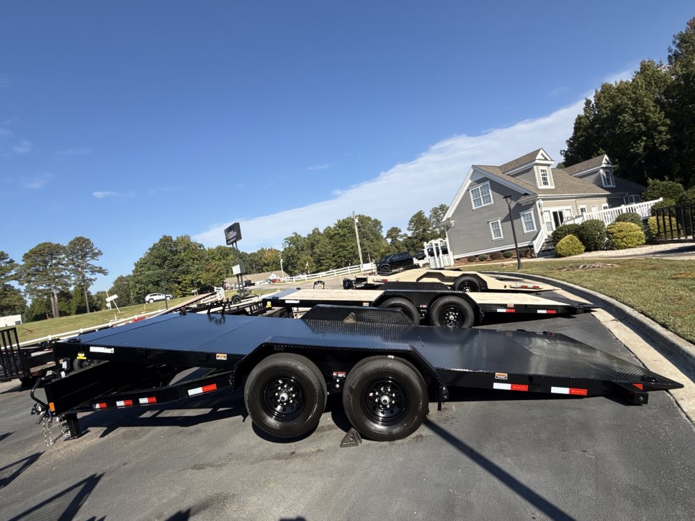 7x20 14K Load Trail Rapid Loader Power Tilt