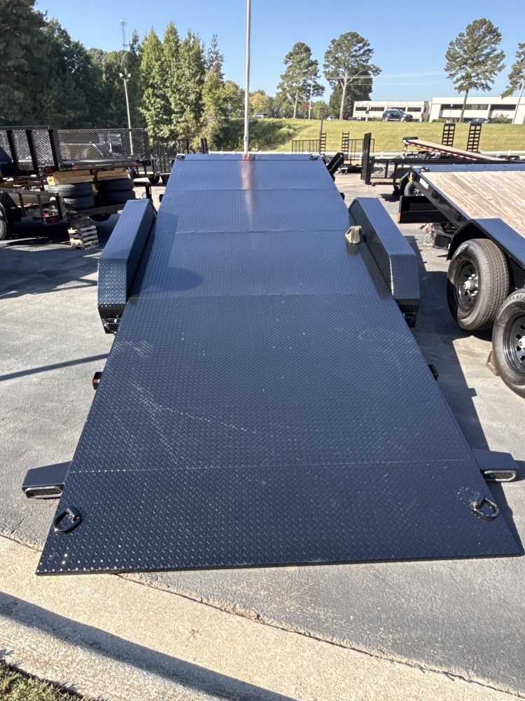 7x20 14K Load Trail Rapid Loader Power Tilt