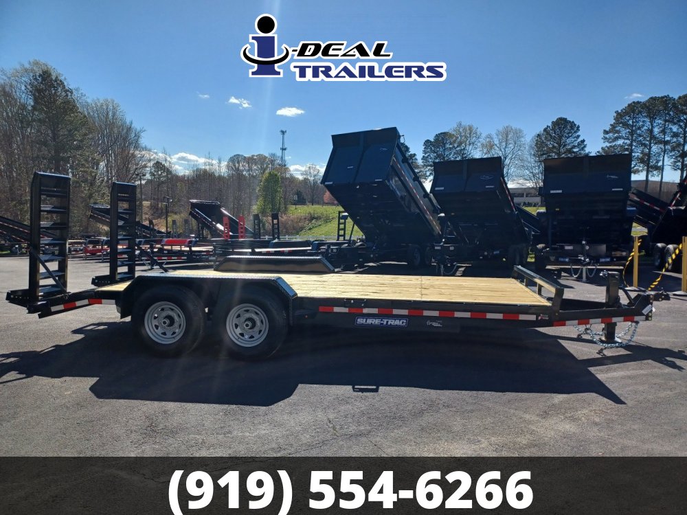 7x16 14k Equipment Trailer w/2 ft Beavertail