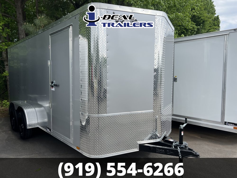 7x16 7K Covered Wagon Enclosed Cargo