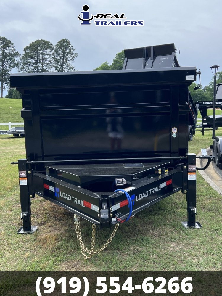 7X16 21K LOAD TRAIL TRIPLE AXLE DUMP w/4' Sides and a 7 Gauge Floor