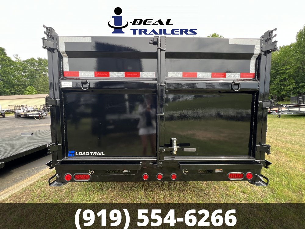 7X16 21K LOAD TRAIL TRIPLE AXLE DUMP w/4' Sides and a 7 Gauge Floor