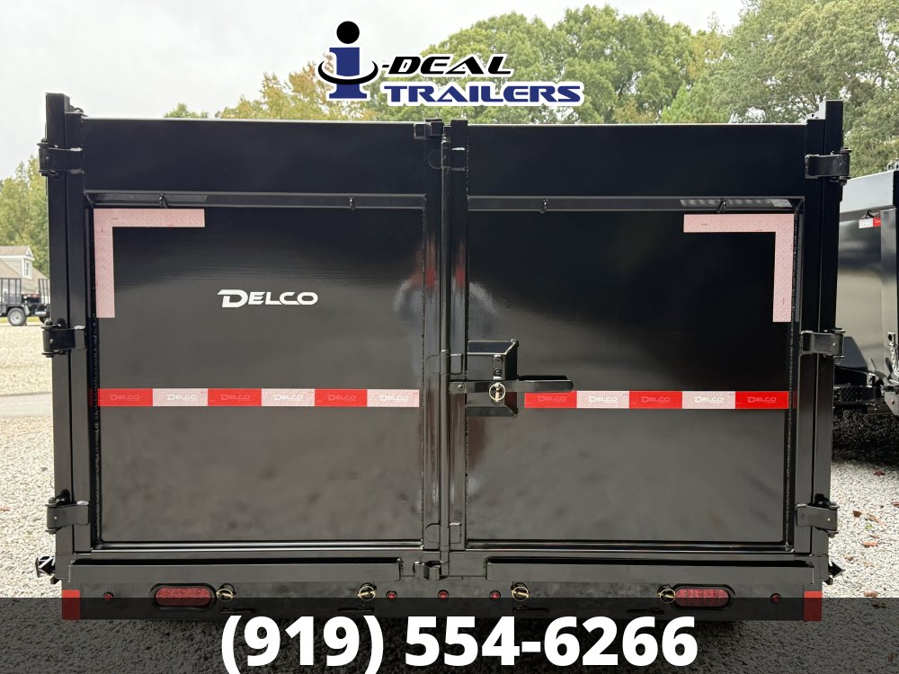 7X16 14K DELCO TELECOPTIC HOIST 4' SIDES DUMP