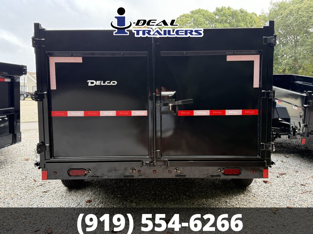 7X14 14K DELCO TELESCOPIC HOIST 4' SIDES DUMP