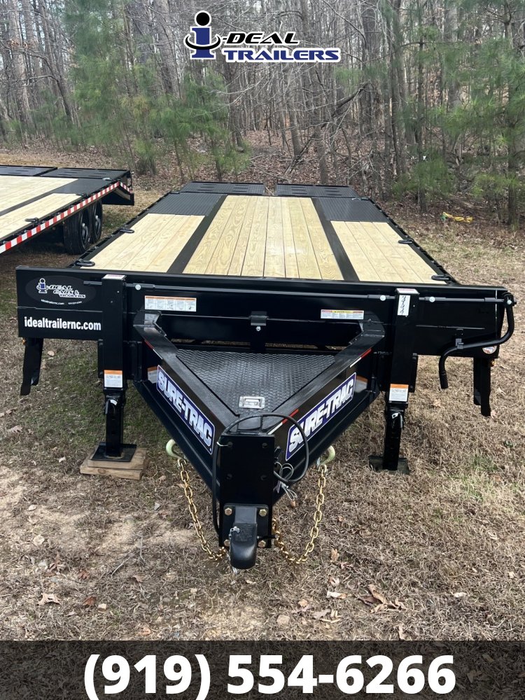 HEAVY DUTY 8.5X20+5 LOW PROFILE BEAVERTAIL DECKOVER WITH MEGA RAMPS