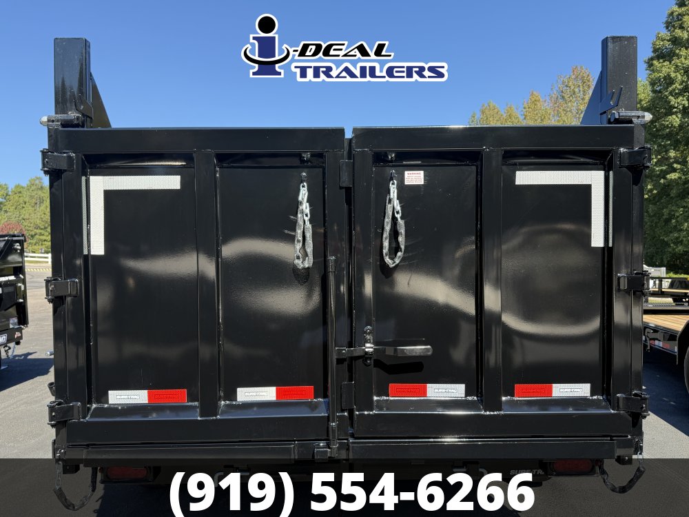 7X14 14K SURE TRAC HD LOW PROFILE 4' SIDES & TELESCOPIC HOIST