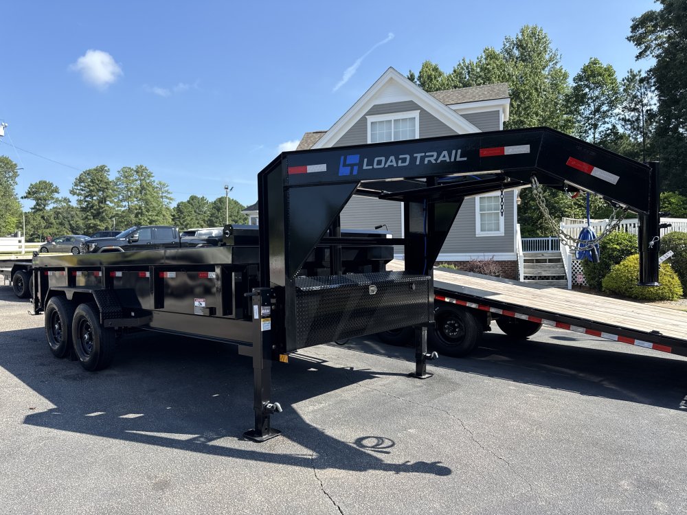 7x16 14K Load Trail Gooseneck Dump