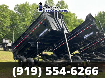 2023 Sure-Trac 7x14 14K With 48" High Side Telescopic Dump