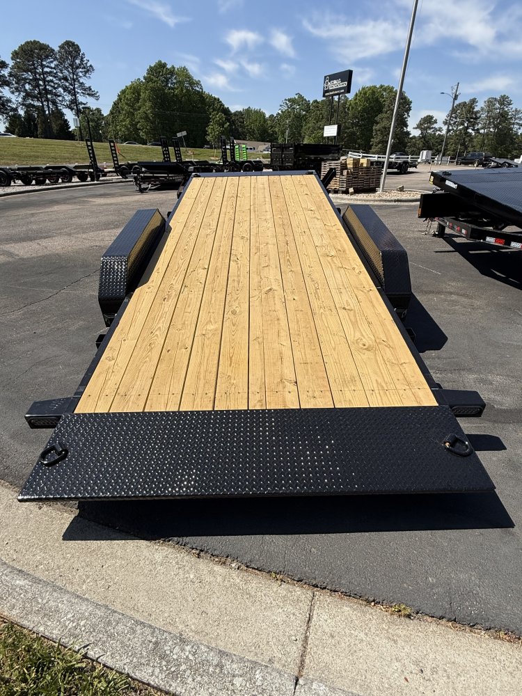 7X20 14K Load Trail Rapid Loader Power Tilt Deck