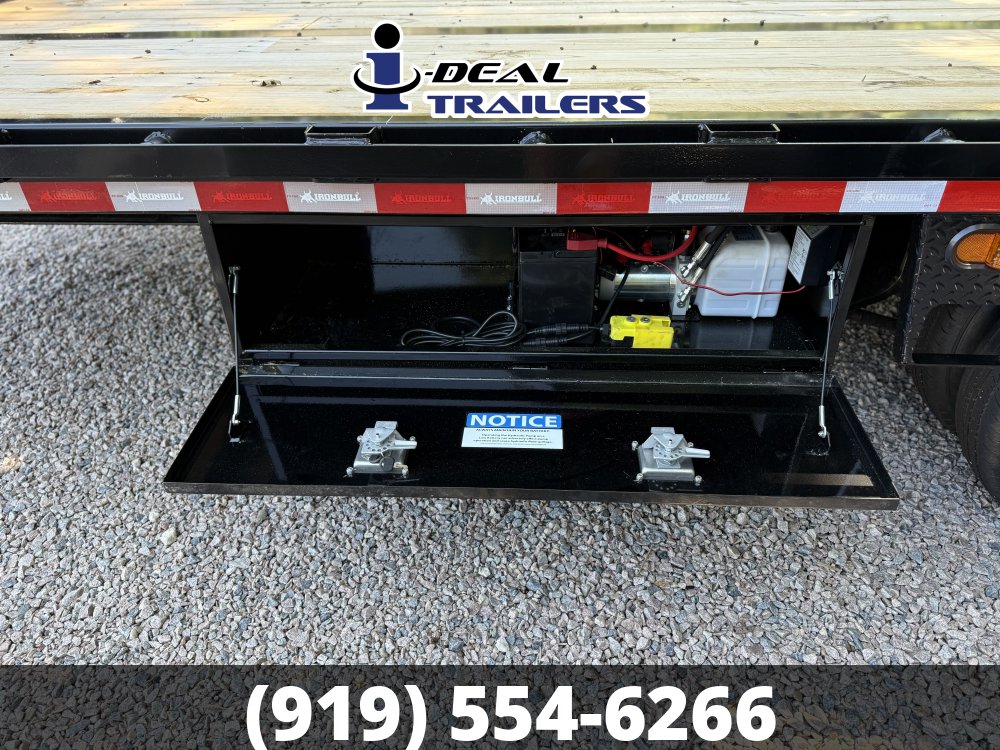 8.5X24 22K IRON BULL GOOSENECK DECKOVER TILT