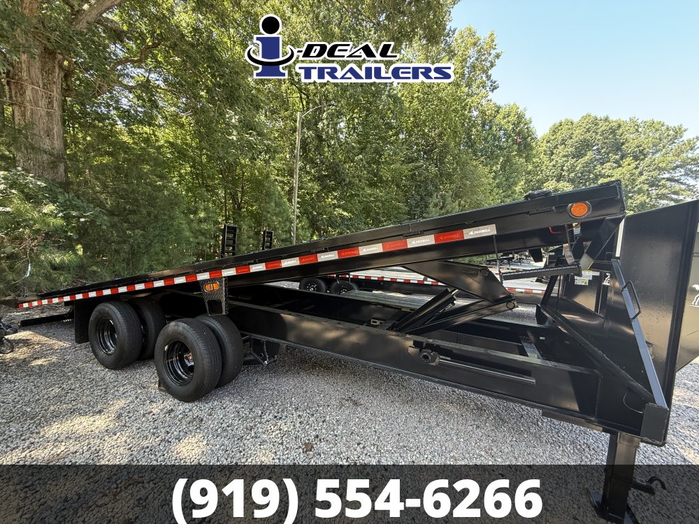 8.5X24 22K IRON BULL GOOSENECK DECKOVER TILT