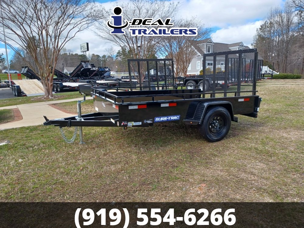 6x10 UTILITY 3K W/ 13"SOLID SIDES AND SPRING ASSISTED RAMP GATE