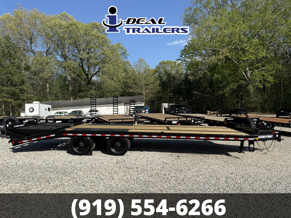 8.5X26 22.5K Sure Trac Deckover w/Spare Tire & Toolbox