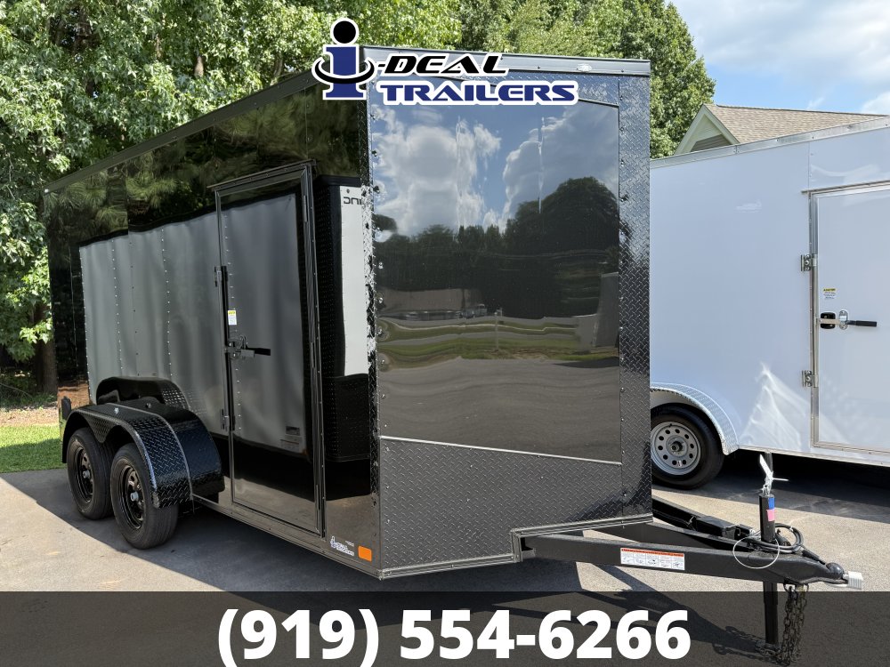 7x14 7K Seed Enclosed Cargo w/Black Out Package