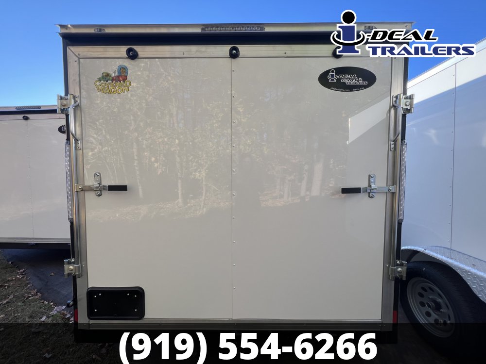7x14 7K Covered Wagon Enclosed Cargo