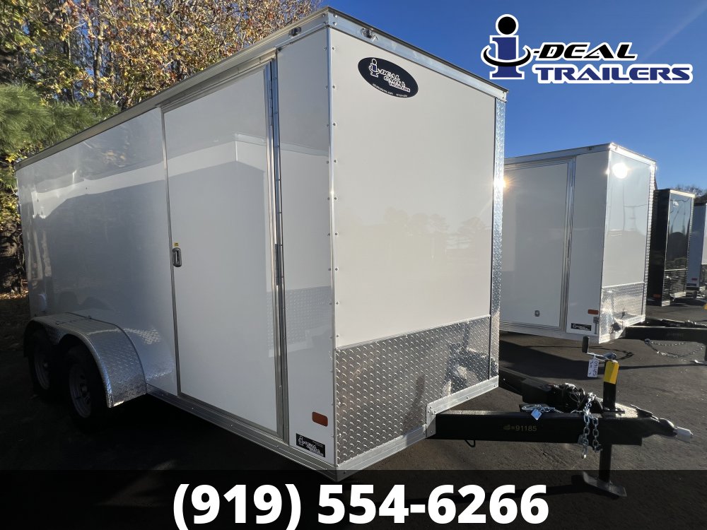 7x14 7K Covered Wagon Enclosed Cargo