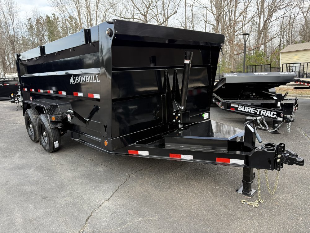 7X14 15K Iron Bull Dump with 4' Sides