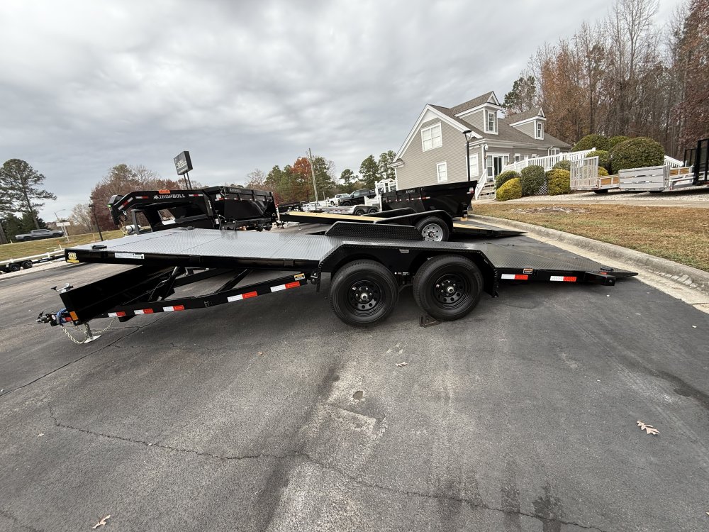 7X20 10K LOAD TRAIL RAPID LOADER POWER TILT DECK