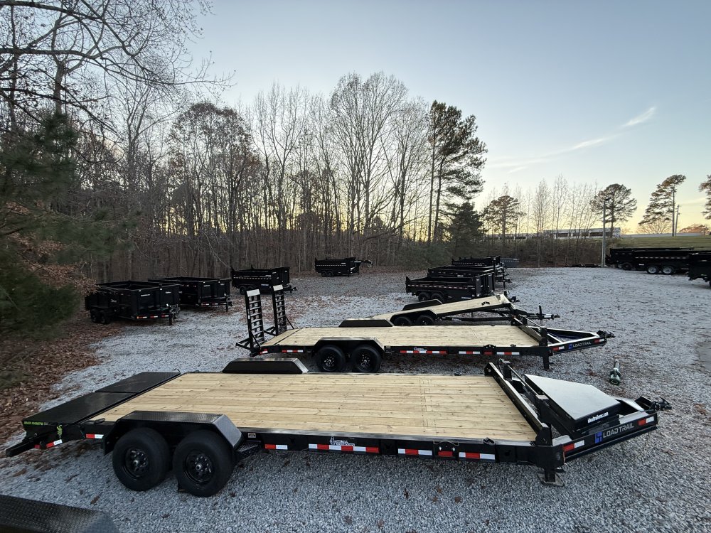 7X24 14K Load Trail Equipment w/Max Ramps & Toolbox