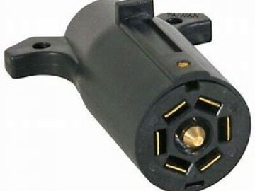 7 Way Round Plug Connector