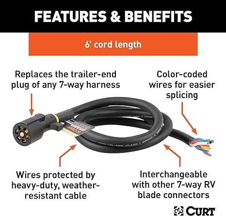 Curt 7 Way Wiring Harness