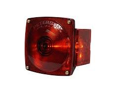Combination Driver-Side Box Trailer Light with License Plate Illumination