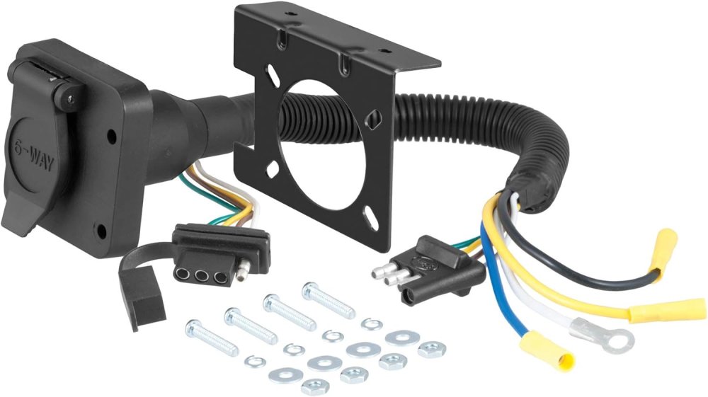 Dual Output Adapter 4-way flat and 6-way round