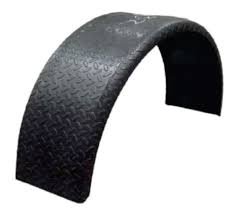 9x32-34 Aluminum Tread Plate Single Fender BLK
