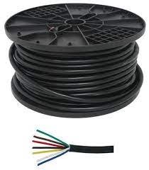7-Wire Trailer Cable Wiring, 100' Spool