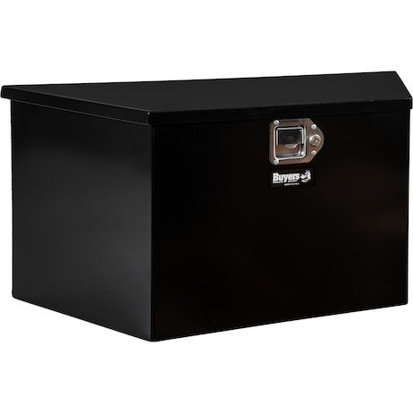 27 Inch Wide Gloss Black Steel Trailer Tongue Truck Box