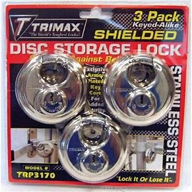 Disc Storage Keyed Alike 3 Pack TRP3170