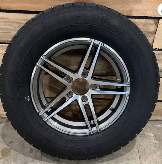 5 LUG 15" ALUMINUM 5 SPOKE SPT