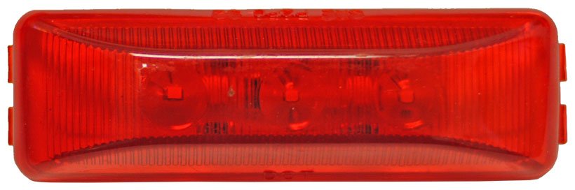 LED 3 3/4" x 1 1/4" Sealed 3 Diode Marker Light RED